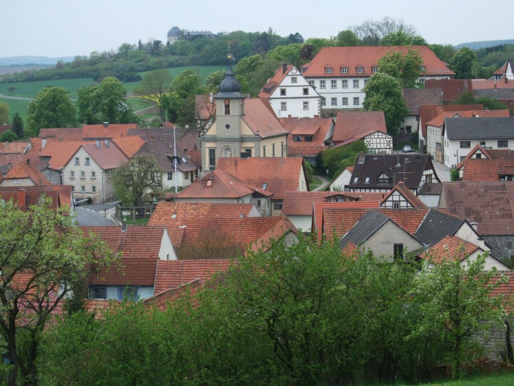 Ferienwohnung Bockelt Stadtlauringen Bagian luar foto